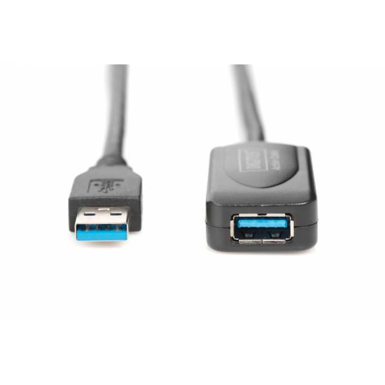 Kabel USB 3.0 A-A przedłużacz 10m aktywny Digitus DA-73105