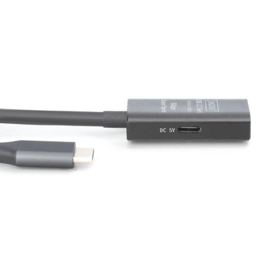 Kabel USB 3.2 USB-C -> USB-C 5G przedłużacz 10m aktywny Digitus DA-73109