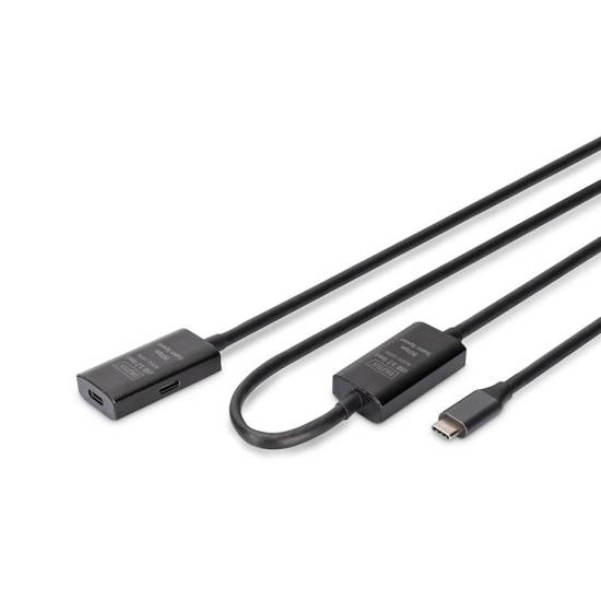 Kabel USB 3.2 USB-C -> USB-C 5G przedłużacz 10m aktywny Digitus DA-73109