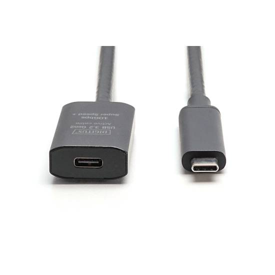 Kabel USB 3.2 USB-C -> USB-C 10G przedłużacz 5m aktywny Digitus DA-73112