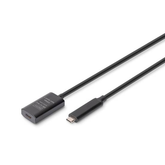 Kabel USB 3.2 USB-C -> USB-C 10G przedłużacz 5m aktywny Digitus DA-73112
