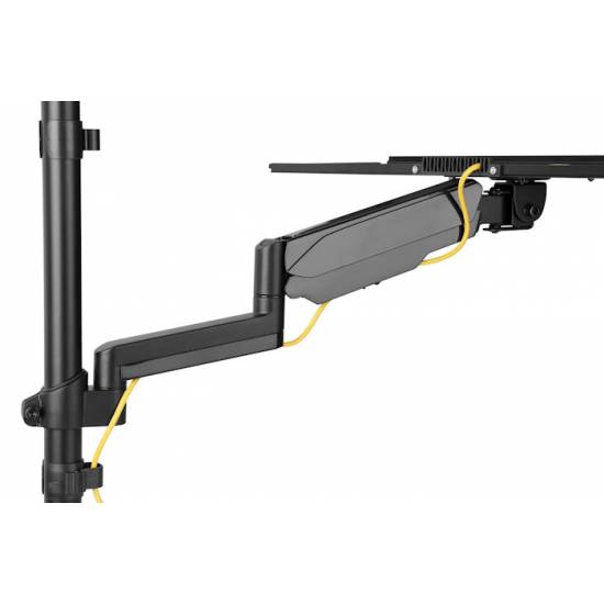 Ramię naścienne do monitora LCD z półką na klawiaturę Digitus DA-90372