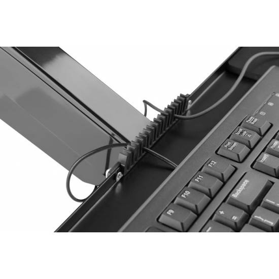Ramię naścienne do monitora LCD z półką na klawiaturę Digitus DA-90372
