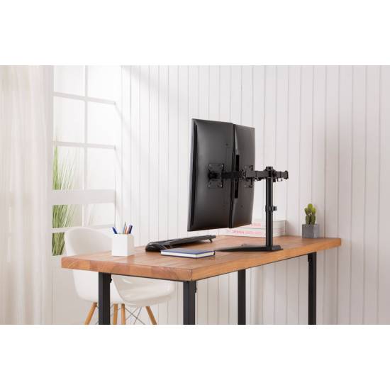 Stojak biurkowy do monitora LCD Digitus DA-90401 podwójny