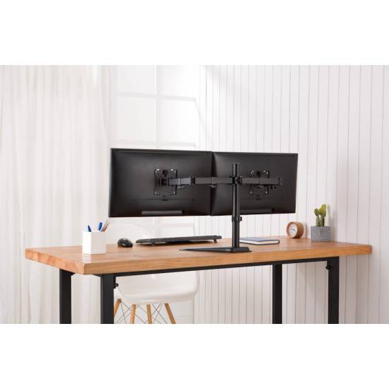 Stojak biurkowy do monitora LCD Digitus DA-90401 podwójny