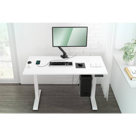 Ramię do monitora LCD ze sprężyną gazową HDMI VGA USB-C PD 87W Digitus DA-90405