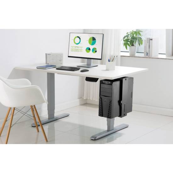 Uchwyt biurkowy na komputer regulowany Easy-Locking Digitus DA-90411
