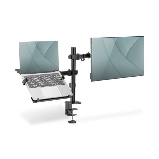 Ramię do monitora LCD z półką na laptop Digitus DA-90436