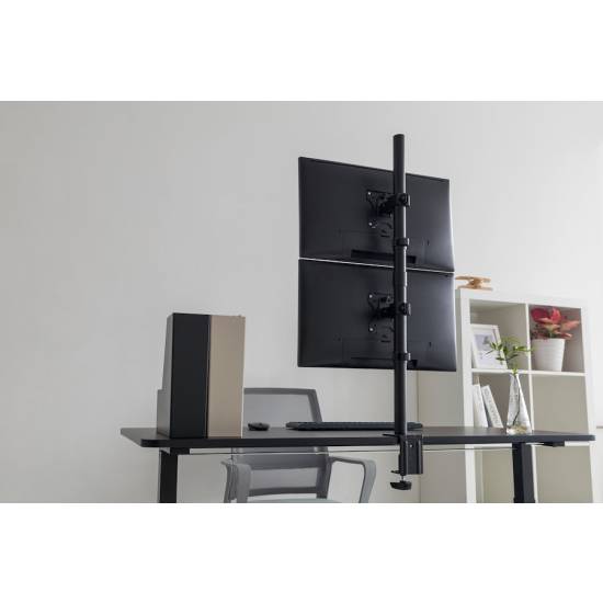 Ramię do monitora LCD kolumnowe Digitus DA-90438 podwójne