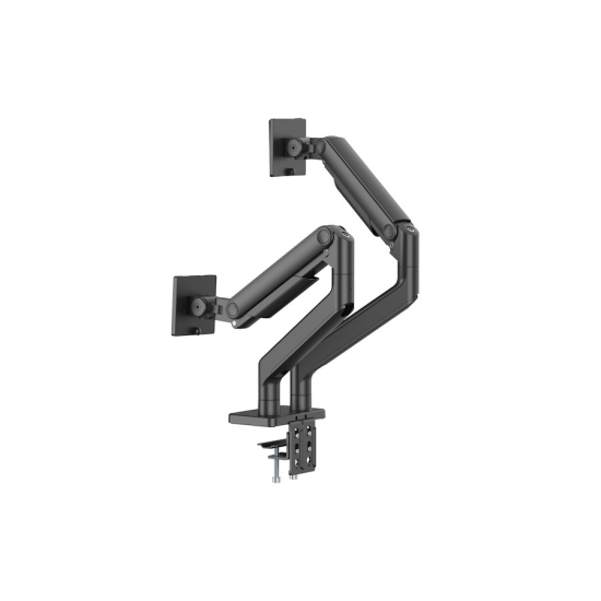 Ramię do monitora LCD ze sprężyną mechaniczną 2x 45