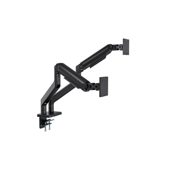 Ramię do monitora LCD ze sprężyną mechaniczną 2x 45