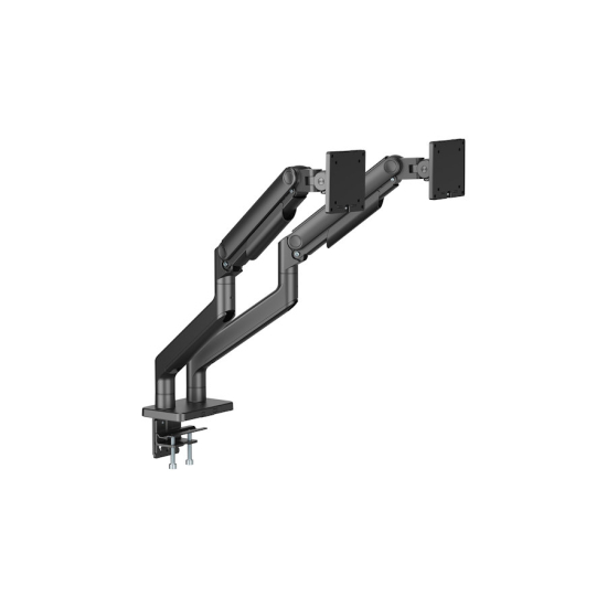 Ramię do monitora LCD ze sprężyną mechaniczną 2x 45