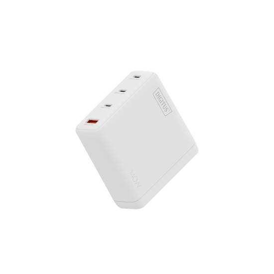 Ładowarka sieciowa zasilacz 140W GaN II USB-A x1 USB-C x3 Digitus DA-10305