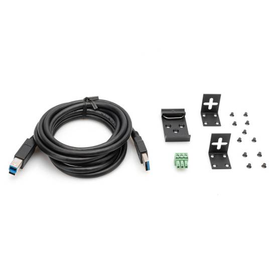 Hub USB 3.0 4-portowy przemysłowy metalowa obudowa aktywny Digitus DA-70257