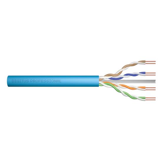 Kabel instalacyjny kat.6A U/UTP Dca AWG 23/1 305m niebieski Digitus DK-1614-A-VH-305