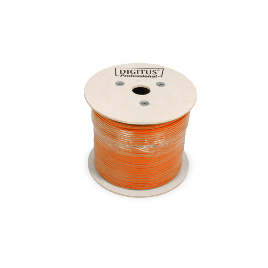 Kabel instalacyjny kat.7 S/FTP Cca AWG 23/1 LSOH 500m pomarańczowy Digitus DK-1744-VH-5