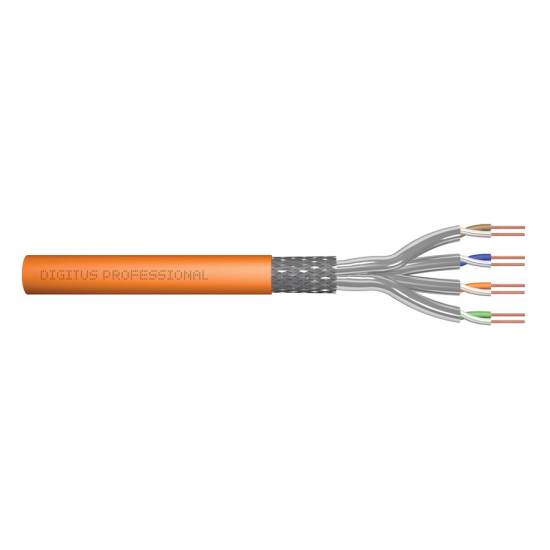 Kabel instalacyjny kat.7 S/FTP B2ca AWG 23/1 LSOH 500m pomarańczowy Digitus DK-1745-VH-5