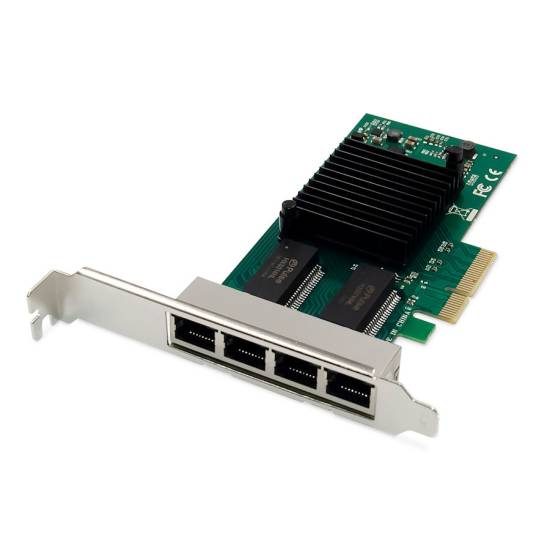 Karta PCI Express sieciowa 1Gbps 4-portowa Intel I350 Digitus DN-10114