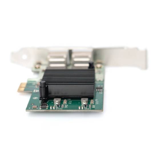 Karta PCI Express sieciowa 1Gbps 2-portowa Digitus DN-10132