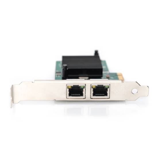 Karta PCI Express sieciowa 1Gbps 2-portowa Digitus DN-10132