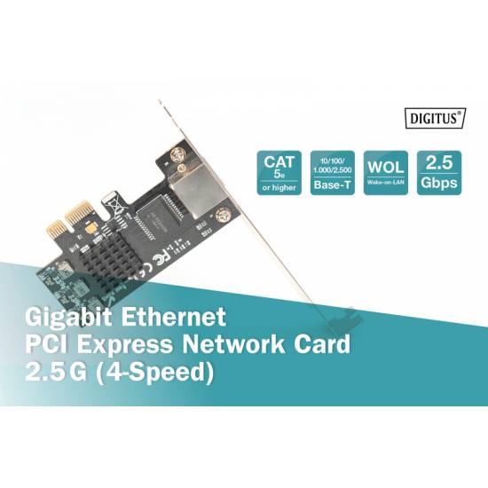 Karta PCI Express sieciowa 2.5Gbps Digitus DN-10135