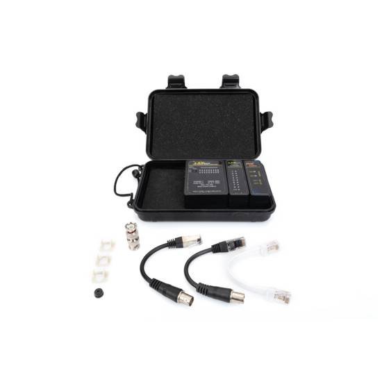 Tester kabli RJ45/RJ12/RJ11/BNC + szukacz PoE Digitus DN-14001-1