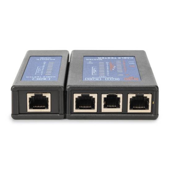 Tester kabli RJ45/RJ12/RJ11 Digitus DN-14001-2