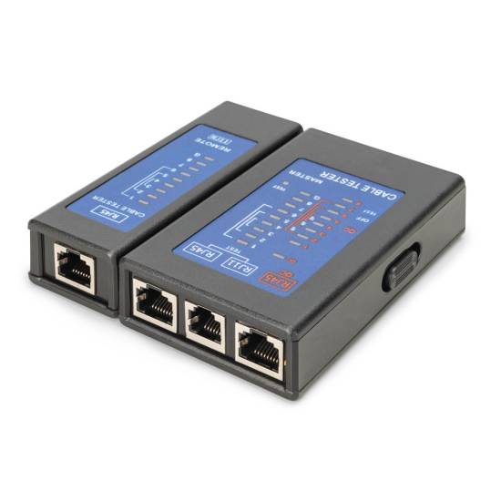 Tester kabli RJ45/RJ12/RJ11 Digitus DN-14001-2