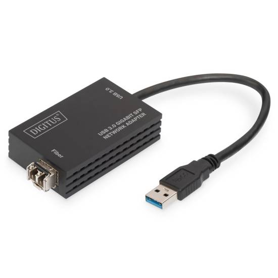 Karta sieciowa USB 3.0 -> światłowód Gigabit SFP Digitus DN-3026