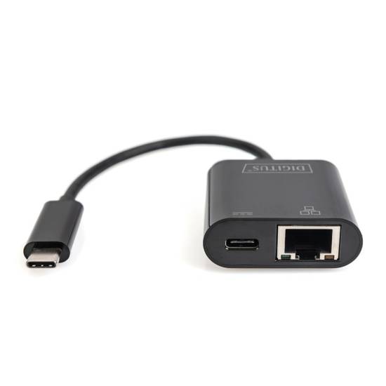 Karta sieciowa USB C -> RJ45 1Gbps PD 60W Digitus DN-3027
