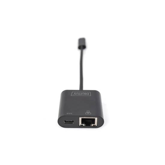 Karta sieciowa USB C -> RJ45 1Gbps PD 60W Digitus DN-3027