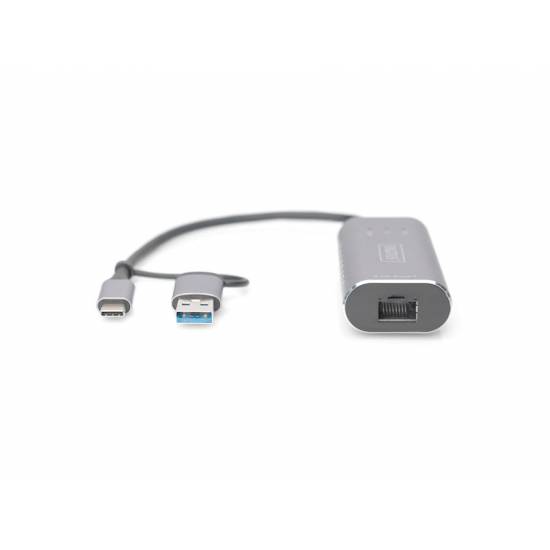 Karta sieciowa USB A / USB C 2.5Gbps Digitus DN-3028
