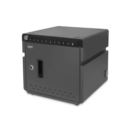 Szafka biurkowa mobilna ładowanie notebook/tablet do 14" porty USB-C Digitus DN-45004
