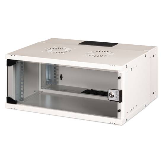 Szafa sieciowa naścienna 19" 4U SOHO PRO 240 x 540 x 400 mm szara Digitus DN-49200