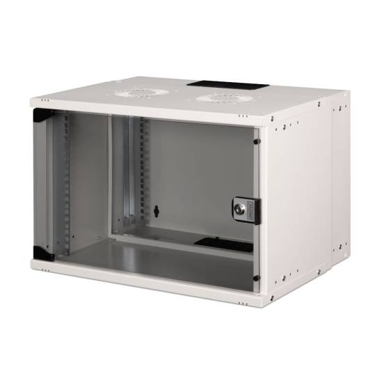 Szafa sieciowa naścienna 19" 7U SOHO PRO 370 x 540 x 400 mm szara Digitus DN-49202