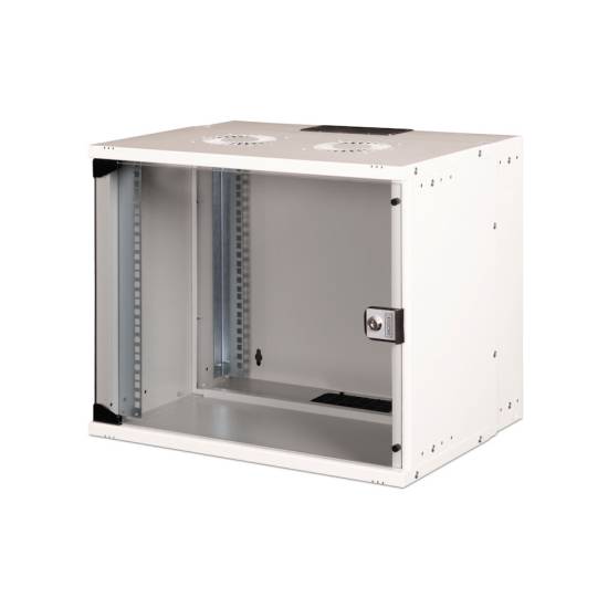 Szafa sieciowa naścienna 19" 9U SOHO PRO 460 x 540 x 400 mm szara Digitus DN-49204