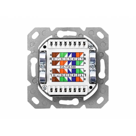 Gniazdo nadtynkowe kat 6 RJ45 ekranowane Digitus DN-9006-N
