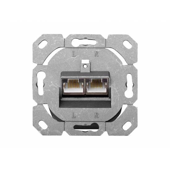 Gniazdo nadtynkowe kat 6 RJ45 ekranowane Digitus DN-9006-N