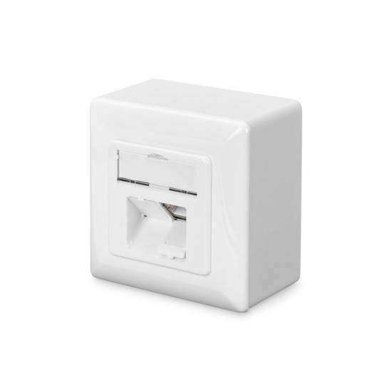 Gniazdo nadtynkowe kat 6 RJ45 ekranowane Digitus DN-9006-N
