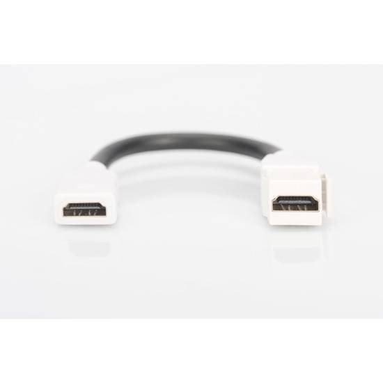Moduł keystone HDMI 2.0 łącznik z kablem 12cm Digitus DN-93403