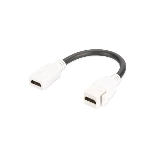 Moduł keystone HDMI 2.0 łącznik z kablem 12cm Digitus DN-93403