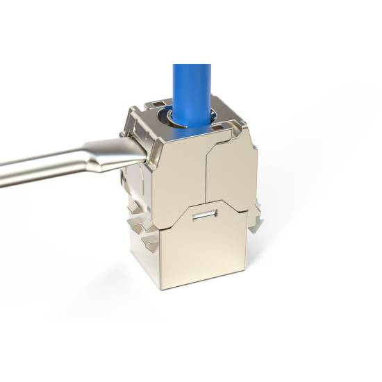 Moduł keystone RJ45 kat. 6A ekranowany króki Digitus DN-93615-S