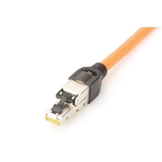 Wtyk modularny RJ45  kat.6A 10GbE PoE+ ekranowany beznarzędziowy zamykany AWG 27-22 Digitus DN-93631