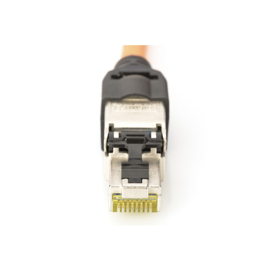 Wtyk modularny RJ45  kat.6A 10GbE PoE+ ekranowany beznarzędziowy zamykany AWG 27-22 Digitus DN-93631