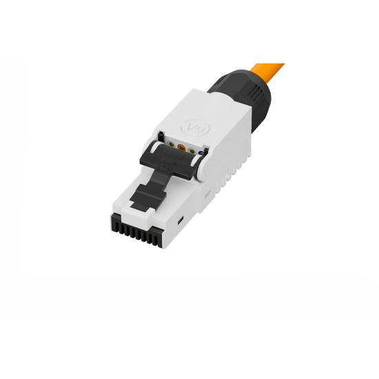 Wtyk modularny RJ45  kat.6A 10GbE nieekranowany beznarzędziowy AWG 27-22 Digiitus DN-93633