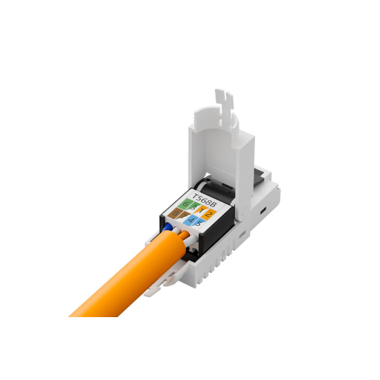 Wtyk modularny RJ45  kat.6A 10GbE nieekranowany beznarzędziowy AWG 27-22 Digiitus DN-93633