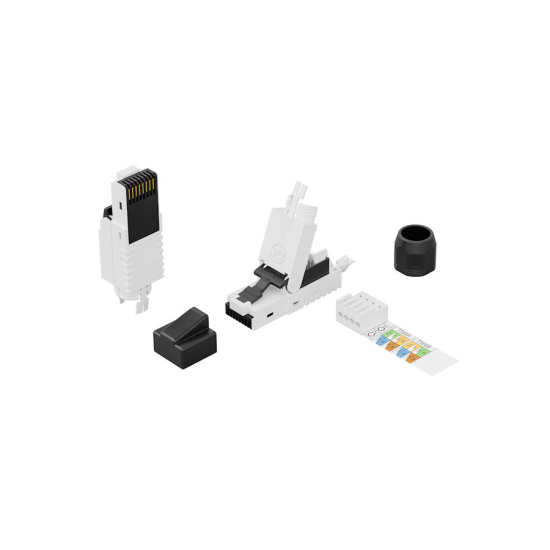 Wtyk modularny RJ45  kat.6A 10GbE nieekranowany beznarzędziowy AWG 27-22 Digiitus DN-93633
