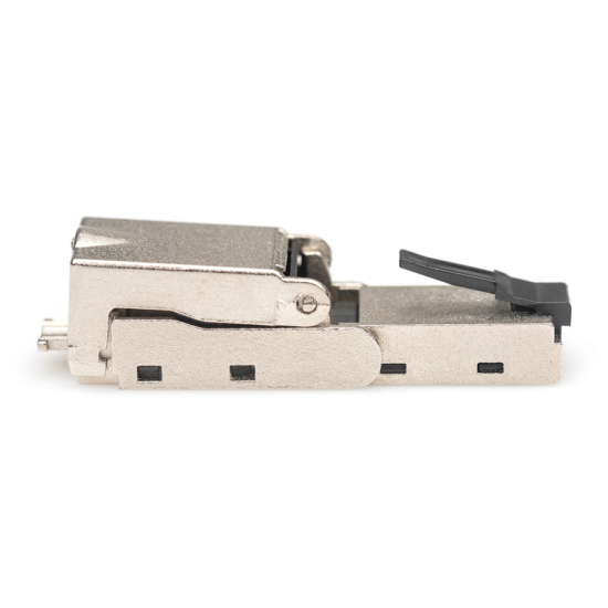 Wtyk modularny RJ45  kat.6A 10GbE PoE+ ekranowany beznarzędziowy metalowy łamany AWG 27-22 Digiitus DN-93636