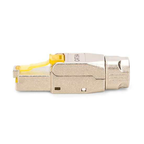 Wtyk modularny RJ45  kat.6A 10GbE PoE+ ekranowany beznarzędziowy metalowy AWG 27-22 Digiitus DN-93638