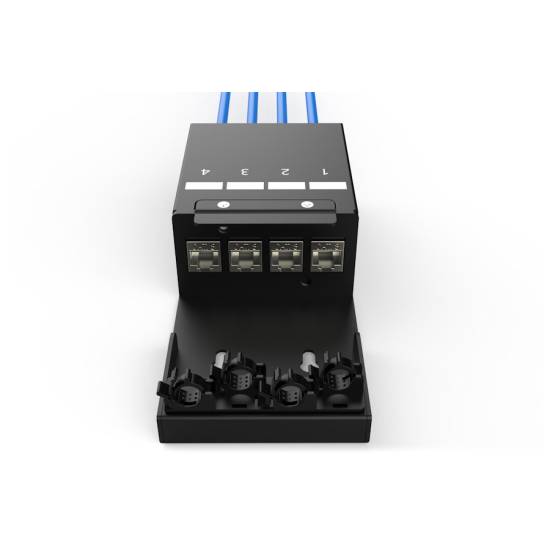 Skrzynka punktu konsolidacyjnego na 4 moduły keystone z menedżerem kabli Digitus DN-93708-4